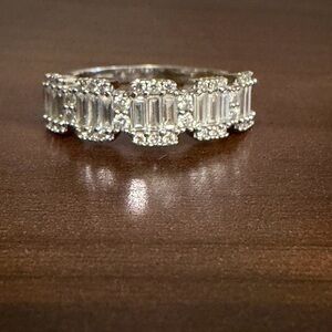 Zales 14K White Gold and Diamond Ring